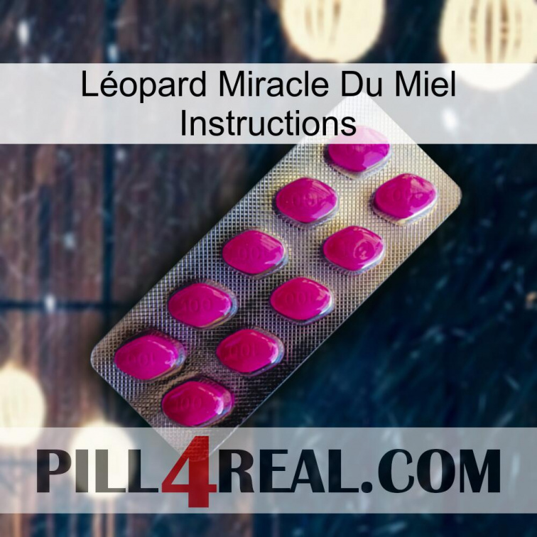Léopard Miracle Du Miel Instructions 09